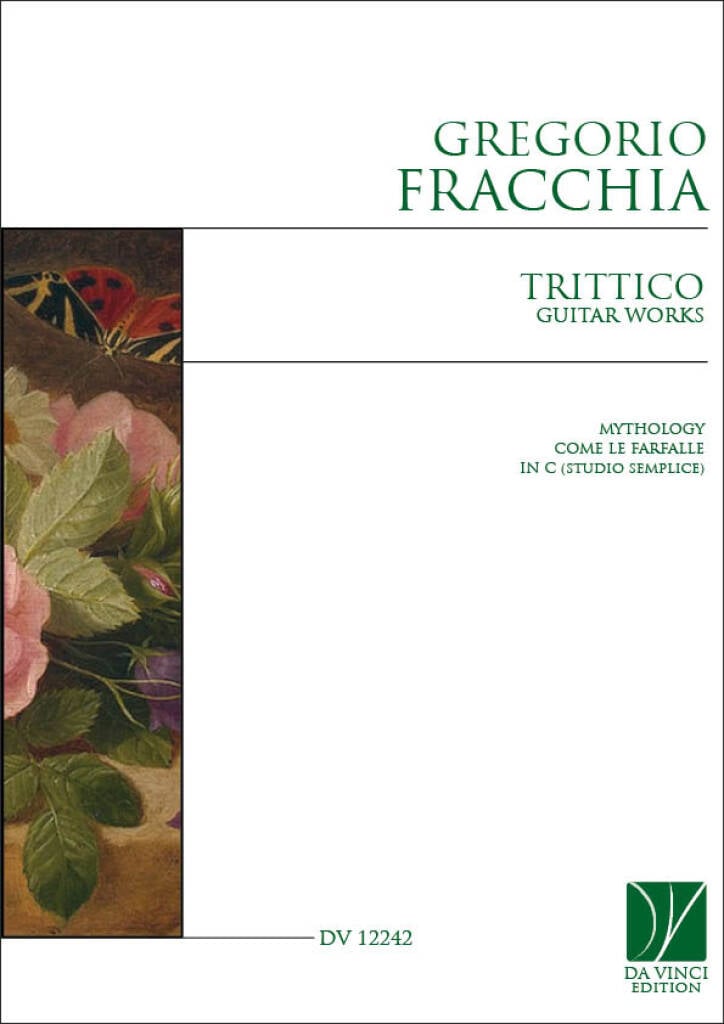 Trittico, for Guitar: Mythology, Come le farfalle,